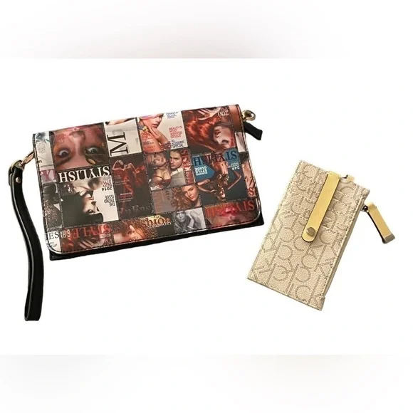 ACCESSORIES-CALVIN KLEIN CARD HOLDER & BOUTIQUE WRISTLET