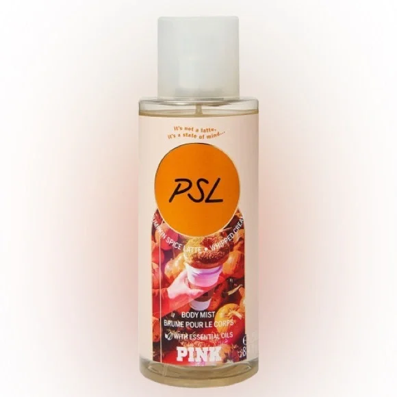 VS PINK Pumpkin Spice Latte Body Mist PSL Limited Edition Warm Sweet Fall Scent