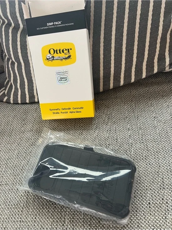 iPhone 13 OtterBox Rugged Black Phone Case with Packaging