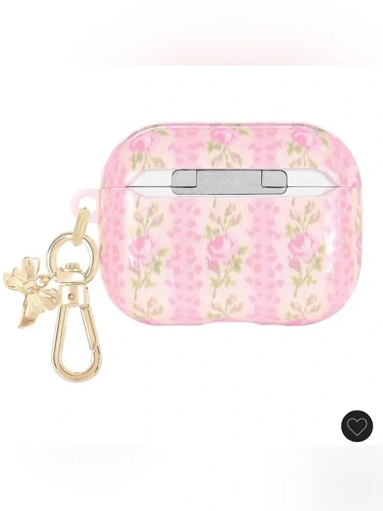 LoveShackFancy x Target x Casemate AirPods Pro 3 case in Strawberry Macaroon