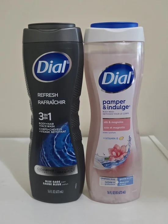 Dial Body Wash Duo - Black Refresh & Pink Pamper