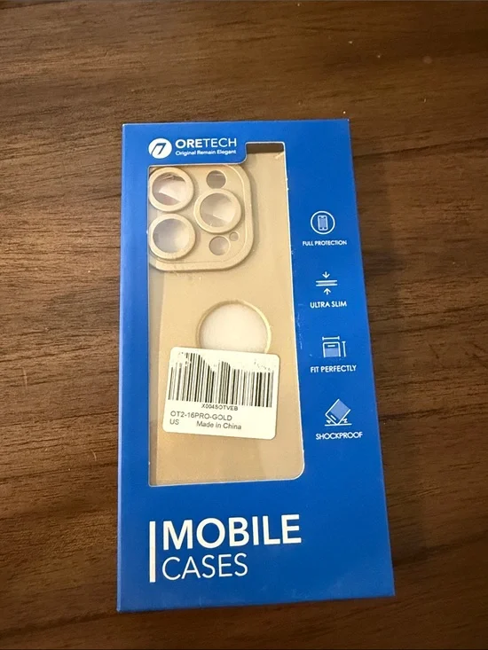 Gold Slim Protective Mobile Phone Case