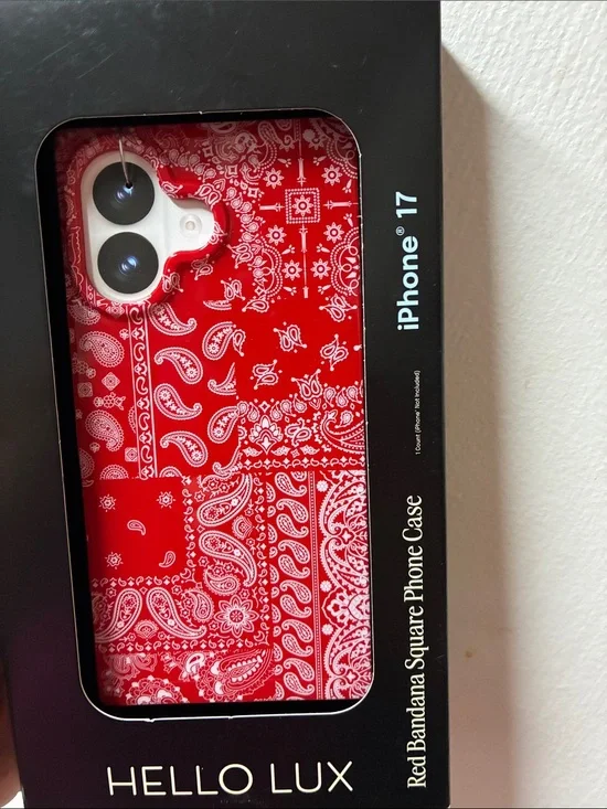 Red Bandana phone case
