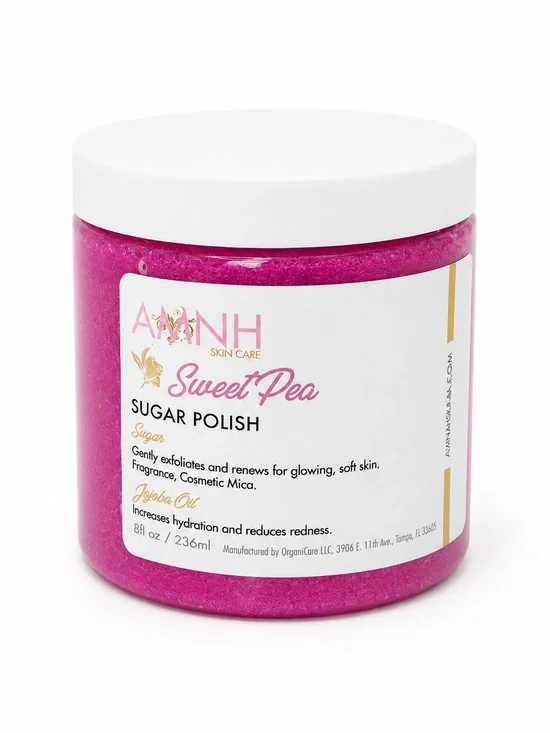 Aminnah Sweet Pea Sugar Polish Exfoliating Body Scrub - Discontinued