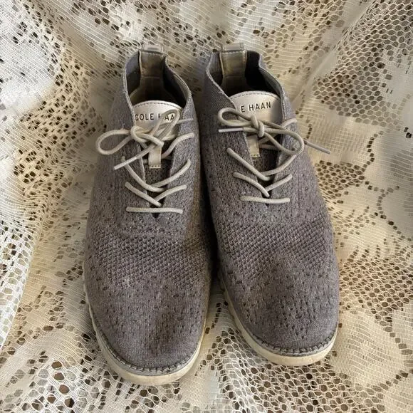 Cole Haan Zerogrand Men's US 8 M & Grey Stitchlite Chukka Boots