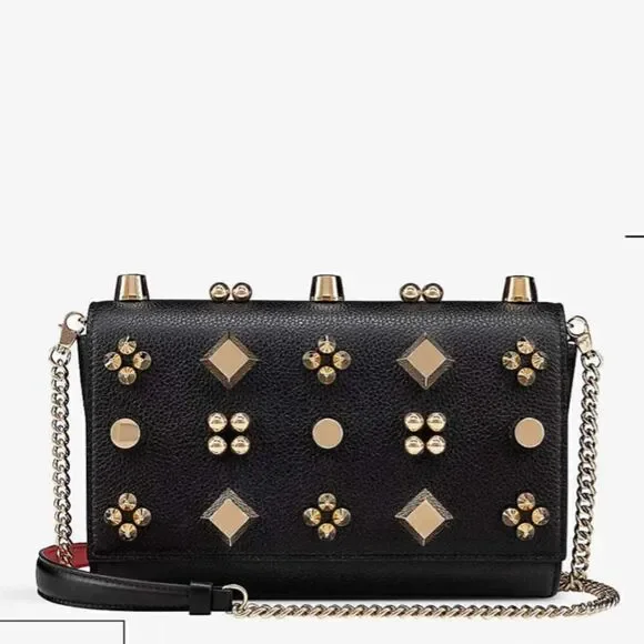 Christian Louboutin leather clutch bag