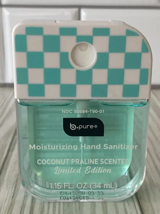 5/$10 b.pure Limited Edition *COCONUT PRALINE* Scented Hand Spr@y