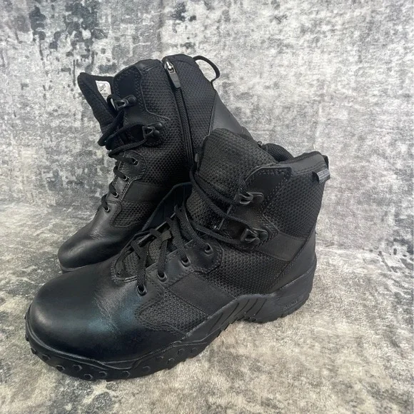 Danner Scorch Side Zip Tactical Boots Mens 10.5 Black Mesh Duty Boots