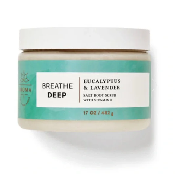 Bath & Body Works Aromatherapy Breathe Deep Eucalyptus Lavender Salt Body scrub