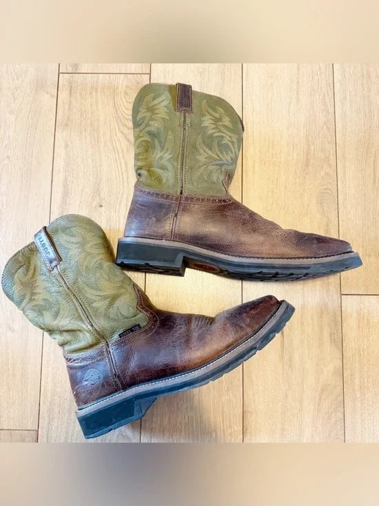 Men's Justin Steel-Toe Boots