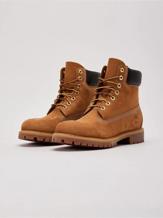 MENS TIMBERLAND 6-INCH PREMIUM WATERPROOF BOOTS size 5 NO shoe laces