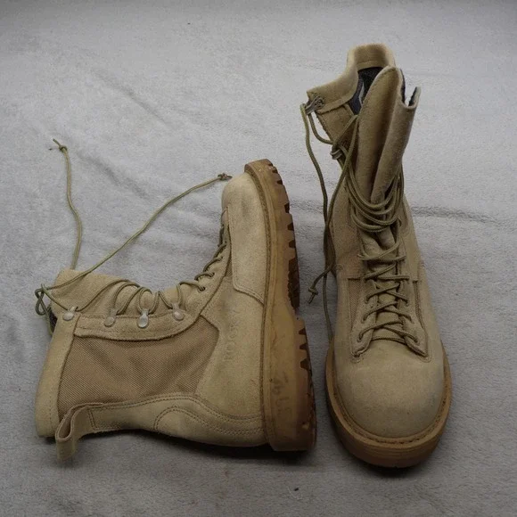 Rocky Mens 9W Combat Boots Brown Insulated 790g Gore-Tex Military Waterproof USA
