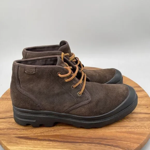 Polo Ralph Lauren Umar Boots Mens Size 11.5 D Dark brown Suede Outdoor Walking