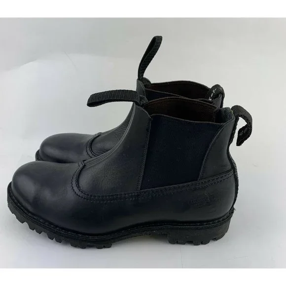 Lastrite New Zealand Mens Black Leather‎ Ankle Boot