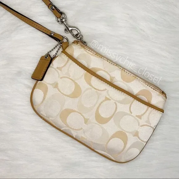 Coach Signature Wristlet