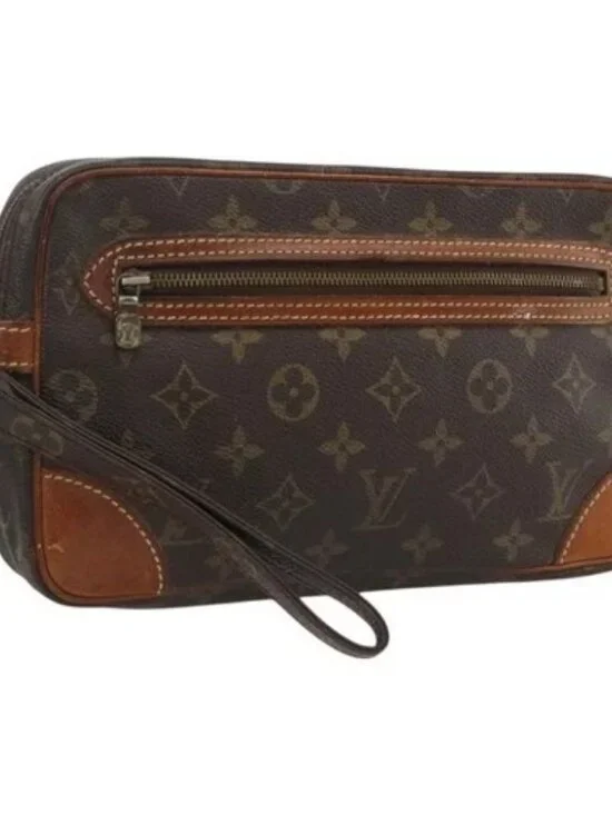 LOUIS VUITTON Monogram Marly Dragonne GM Clutch Bag M51825 LV Auth ka2970