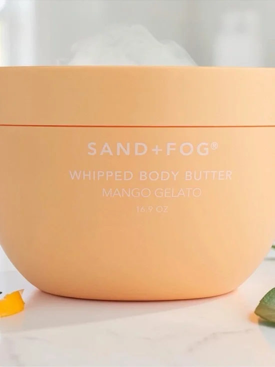 SAND+FOG Mango Gelato Whipped Body Butter — 16.9oz