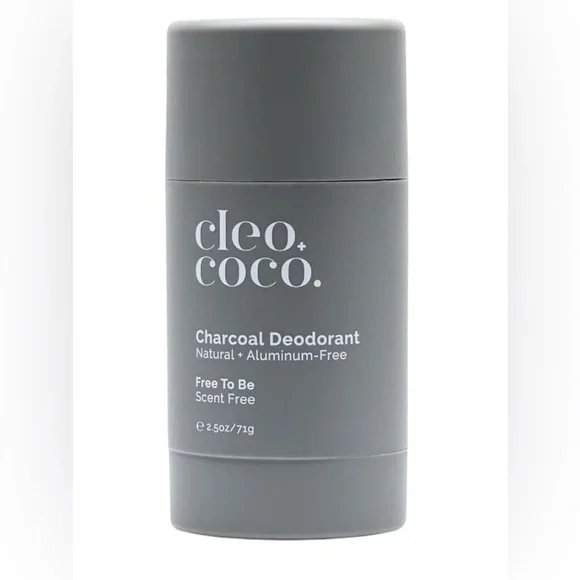 ✨ Cleo + Coco Charcoal Deodorant – Free To Be (Scent Free) ✨