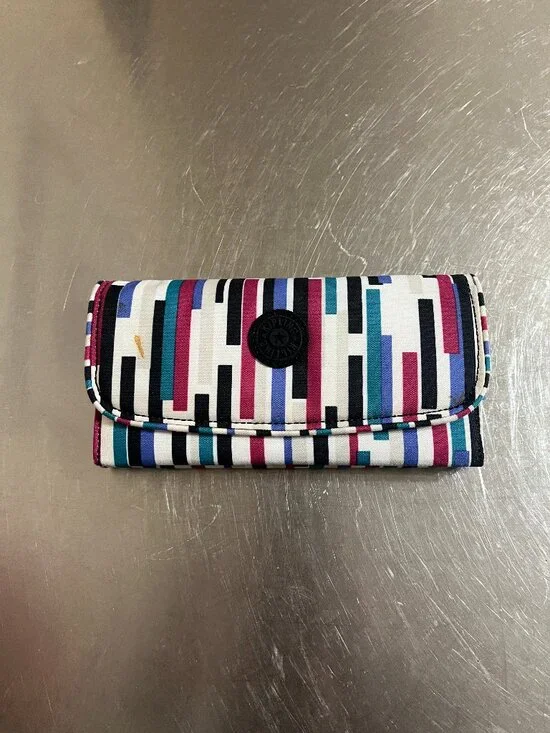 KIPLING Money Land Snap Wallet Wristlet Multicolor