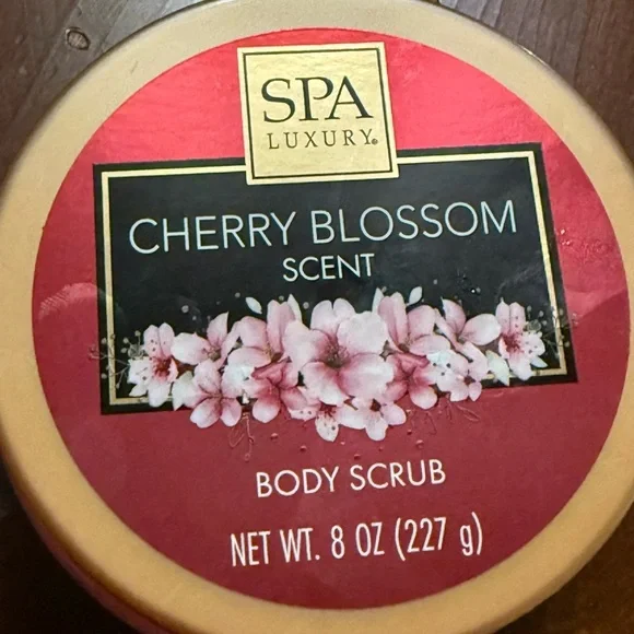 Cherry Blossom Scent Body Scrub - Red