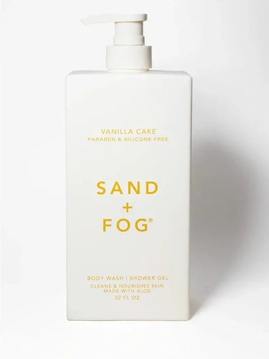 Sand & Fog Vanilla Cake Body Wash - LARGE
