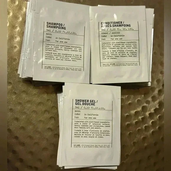 Le Labo Shampoo+Conditioner+Shower Gel Travel Set - Total 45PCS