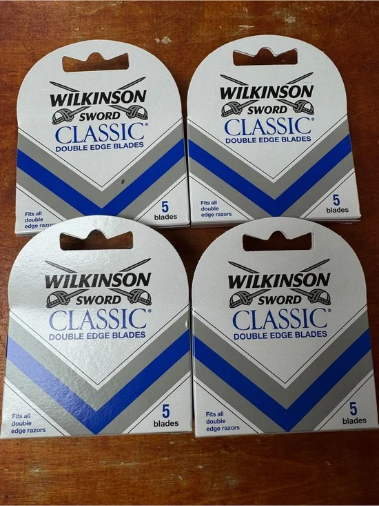 Wilkinson Sword Classic Double Edge Blades - 5 blades each(4 pack)