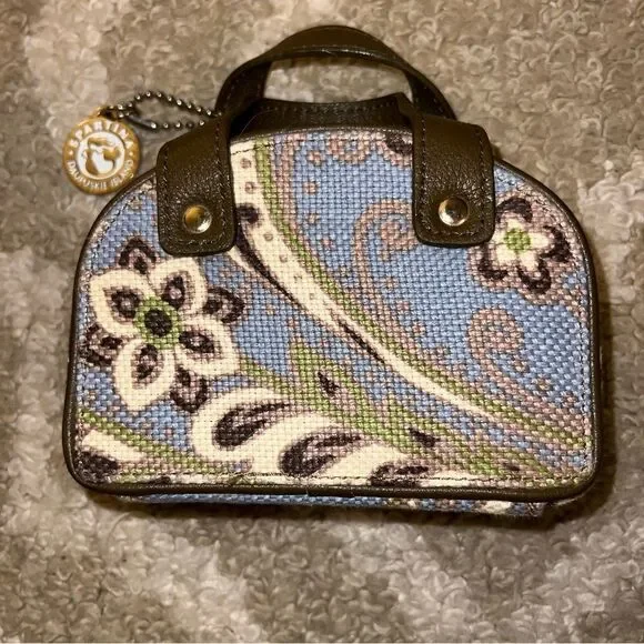spartina Blue and Green Floral mini case