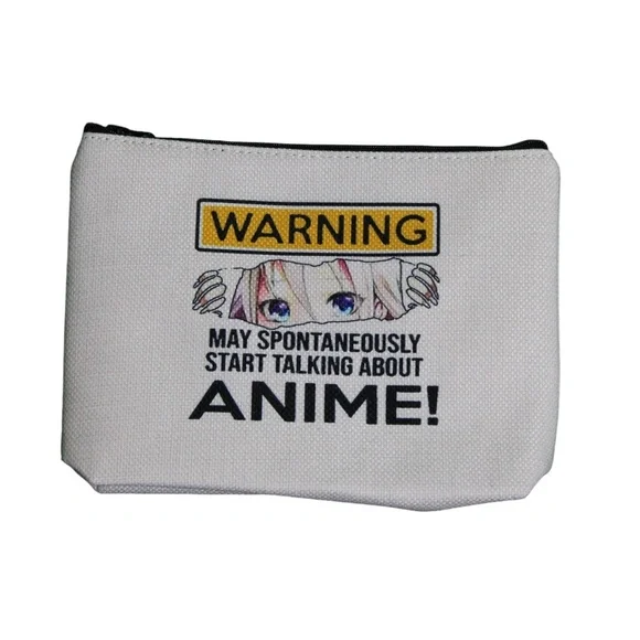Warning May Spontaneously‎ Start Talking About Anime Makeup Bag