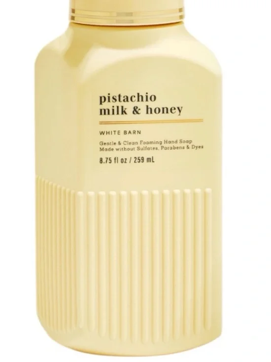 4X Bath & Body Works PISTACHIO MILK & HONEY Luxe Foam Hand Soap 8.75 fl oz Set