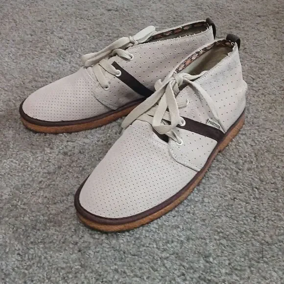 Phat Farm Chukka Suede Low Top Boots Casual or Dress  Sz 10  EUC