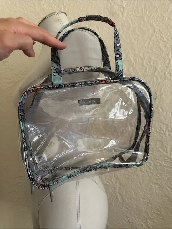 Vera Bradley Marrakesh Clear Cosmetic Travel Bag