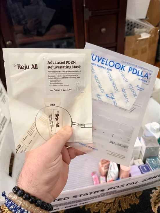 Dr. Reju-All Advanced PDRN Rejuvenating Face Mask & JUVELOOK PDLLA Collagen Abs-