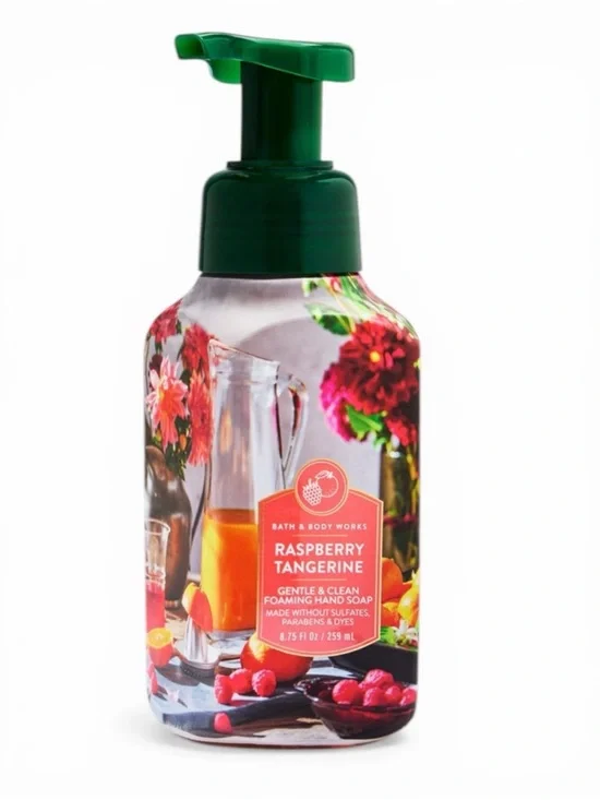 Bath & Body Works RASPBERRY TANGERINE Clean & Gentle Foam Hand Soap 8.75 fl oz