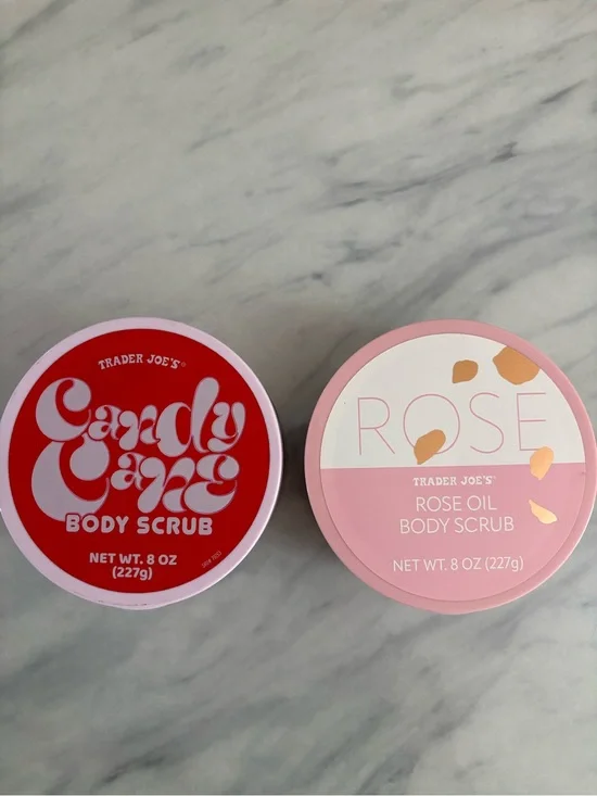 Trader Joe’s Rose Oil and Candy Cane Body Scrub