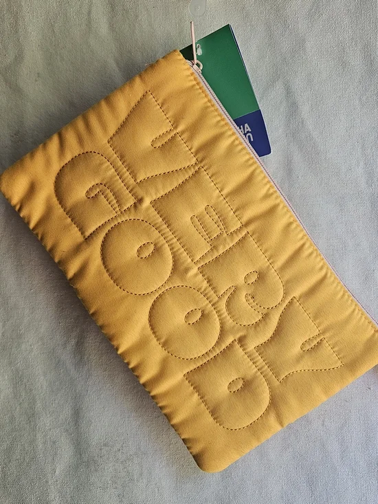 Tabitha BrownxTarget Yellow Travel Pouch 
