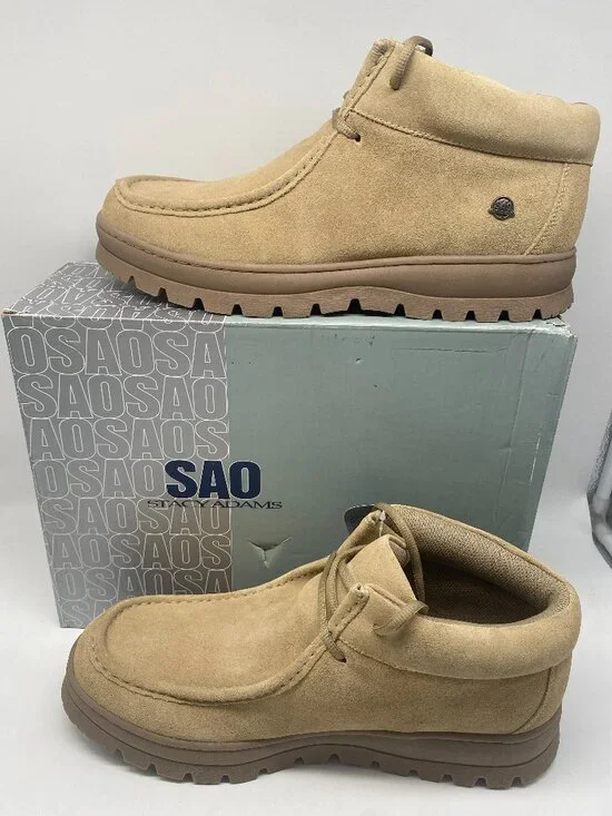 SAO STACY ADAMS DUBLIN Ⅱ SAND / SABLE #63169 US MEN'S SIZE 14M