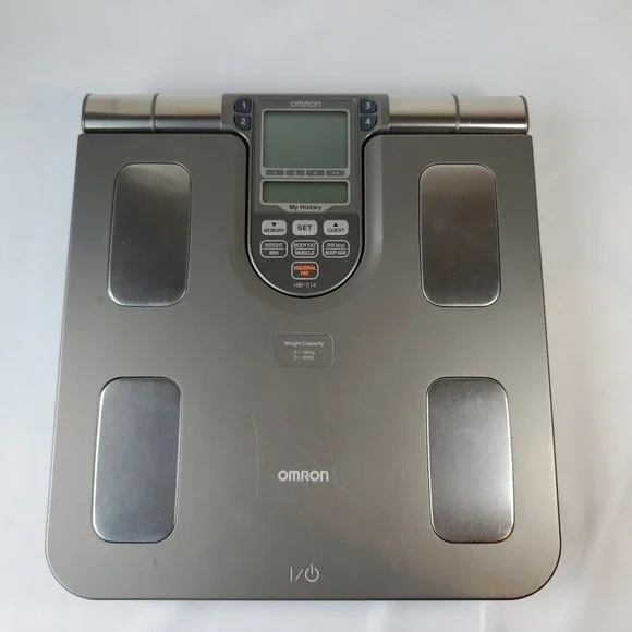 Omron HBF-514 Full Body Composition Sensing Monitor and & Scale WORKING