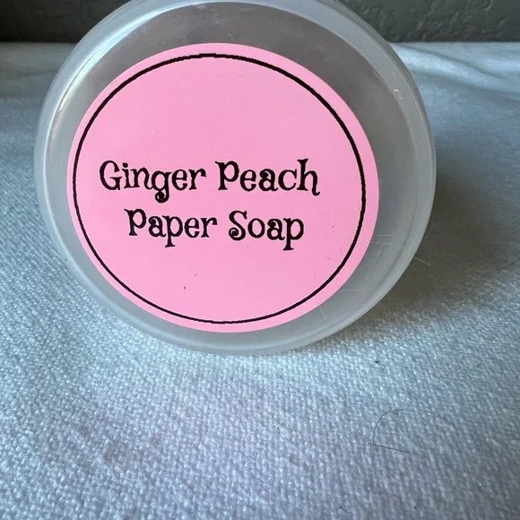 Ginger Peach Paper Soap