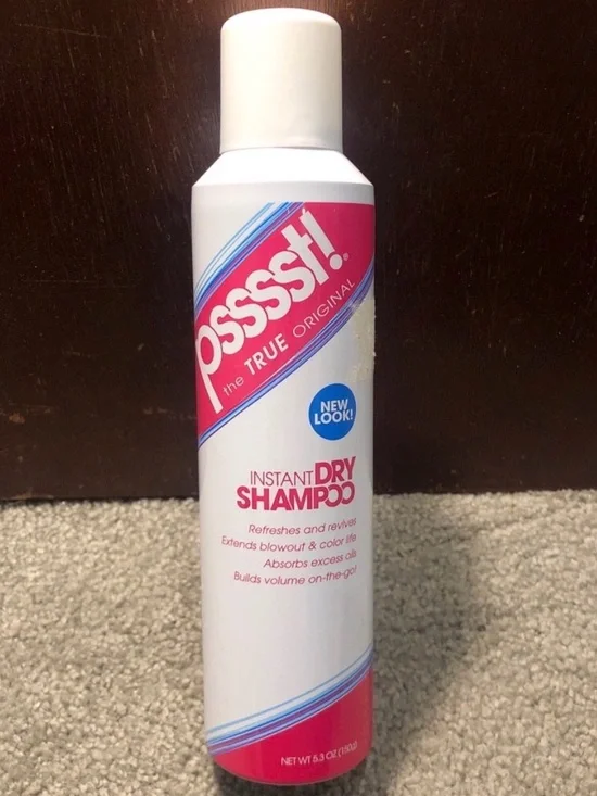 Freeman Psssst! Instant Dry Shampoo True Original, Refreshes & Revives, 5.3oz