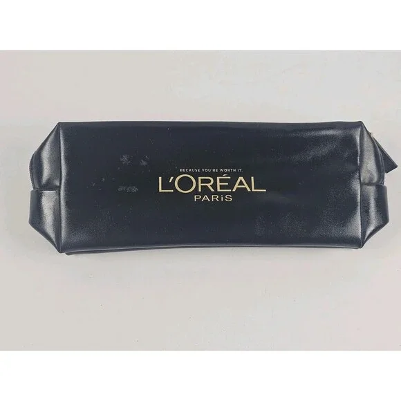 L'Oreal Paris Black Makeup Travel Bag 7-3/4