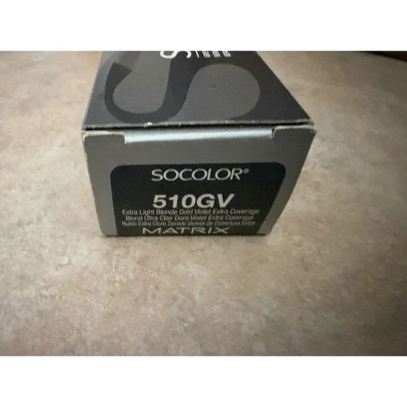 Matrix SoColor Permanent Hair Color 510GV Extra Light Blonde Gold Violet 3oz