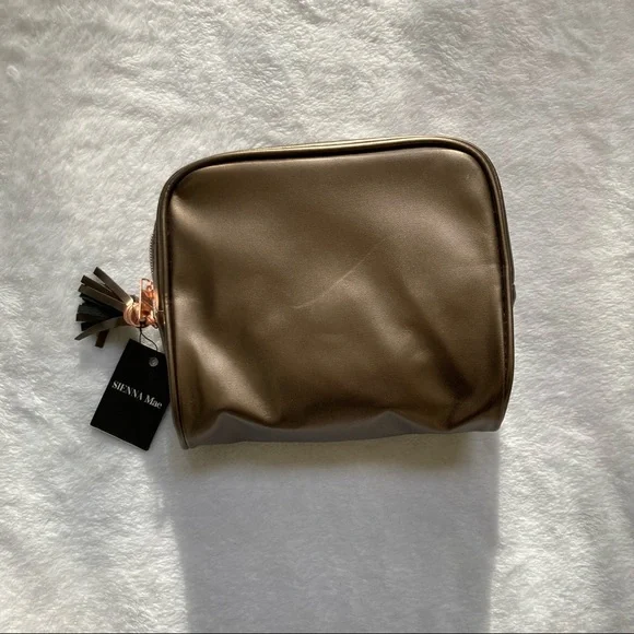 Sienna Mae makeup bag in brown