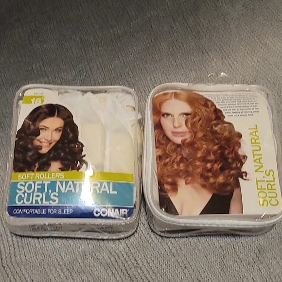 Conair Soft Natural Curls 2pk comfortable for sleep Soft rollers 36pcs Total New