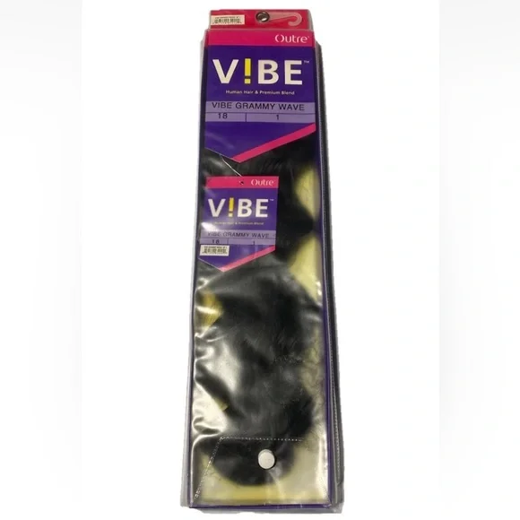 Outre Vibe Grammy Wave 18 Inch Color #1 Black Hair Extensions Weave New