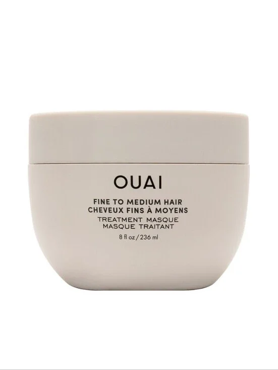OUAI Fine to Medium Hair Treatment Masque — Cream Sz 8oz