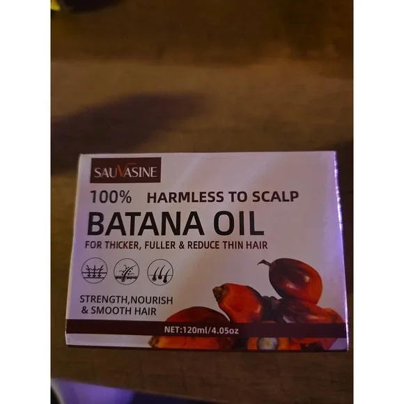 Sauvasine 100% Batana Oil 120ml Hair Growth Treatment Thicker‎ Fuller Hair