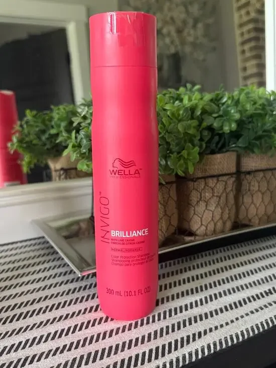 Wella Invigo Brilliance Color Protection Shampoo Fine Normal Hair 10.1 Oz New