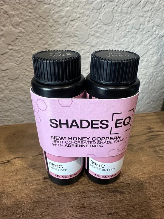 NWT Redken Shades EQ Honey Coppers Hair Color Duo 08HC and 09HC
