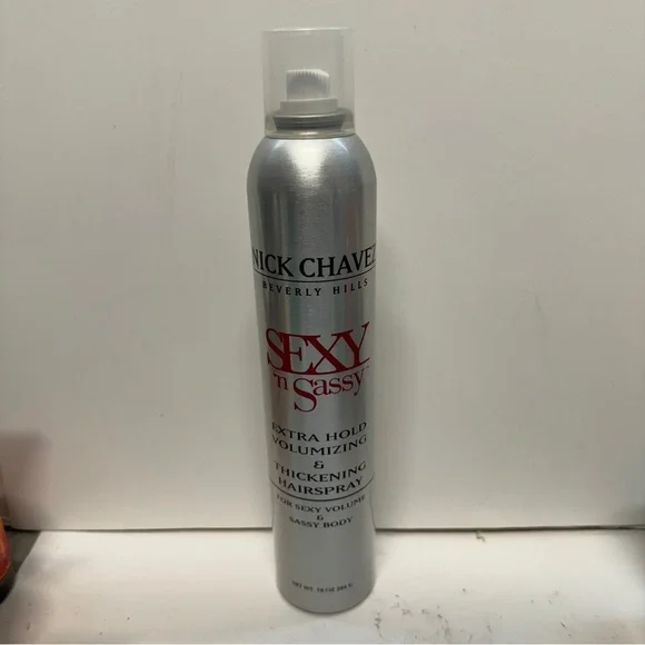 Nick Chavez Sexy N Sassy Extra Hold Volumzing Thickening Hairspray 10 OZ